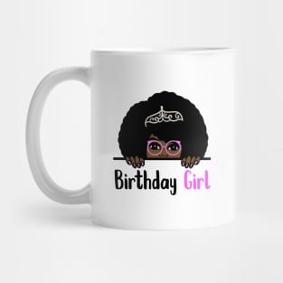 Birthday Girl Melanin Afro Mug